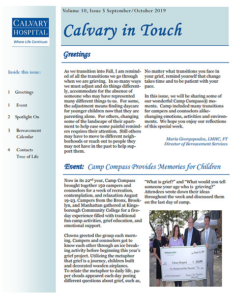 Calvary in Touch July-August 2019