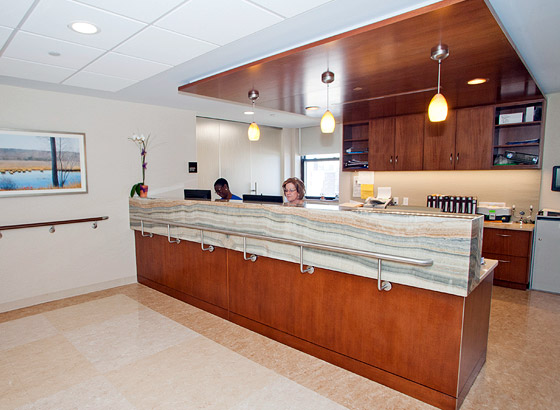 Dawn Greene Hospice front desk