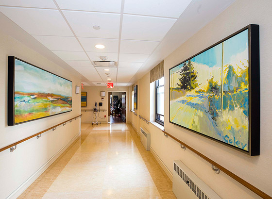 Dawn Greene Hospice Hallway