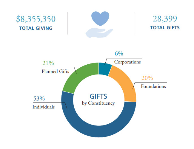 Fundraising chart