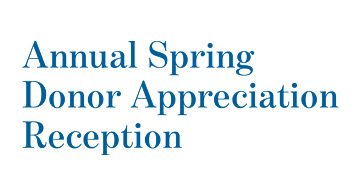 Spring Donor Reception logo