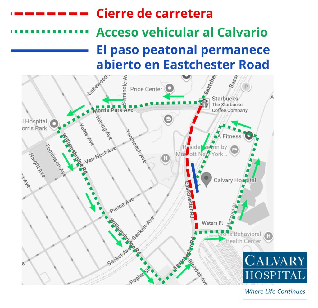 Mapa de cierres de carreteras